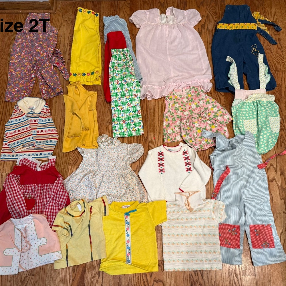 Colorful Toddler Clothing Bundle Size 2T